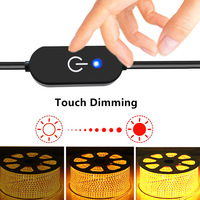 Câble de commutation USB vers USB C avec gradateur Contrôleur d'alimentation USB a mâle vers C mâle Veste en PVC pour téléphone portable Câble de commutation Type-C