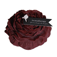 Bougie parfumée artisanale en forme de pivoine pour massage, bougies et parfums d'intérieur pour personnalisation de marque privée à faible MOQ
