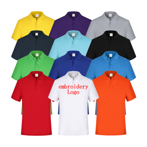 Mens Polo Shirts Custom logo Polyester Polo Shirt Custom Embroidery Business Advertising Promotional Custom Uniform Work Shirt