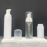 Botella vacía de plástico con dispensador de espuma para jabón de manos, 50 ml, para champú y sérum para el cuidado de la piel