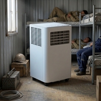 Climatiseur portable Airwens toute saison 12000 BTU, faible bruit, économie d'énergie, refroidissement et chauffage, avec roulettes