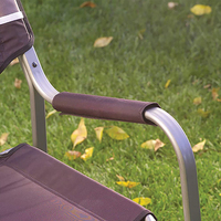 HOMFUL – chaise pliante Portable de Camping en plein air, chaise de plage avec Table d'appoint