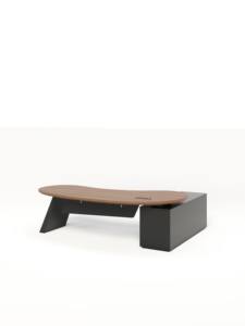 Bureau <span class=keywords><strong>de</strong></span> direction en bois massif, durable, moderne, luxueux, haut <span class=keywords><strong>de</strong></span> gamme, usage commercial, origine Guangdong Chine 2026 - Product Image 6