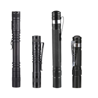 Lampe torche médicale à zoom LED, mini lampe de poche en alliage d'aluminium, torche étanche de haute qualité à piles