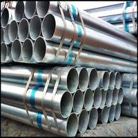 Tuyau d'acier galvanisé plongé chaud 4 pouces DN 100 OD 114.3 WT 3.6 4.5 5.4 MM 6 mètres de norme de la section BS1387
