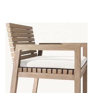 Nouveauté : Ensemble de mobilier de jardin de luxe en bois pour restaurant, chaise de salle à manger en teck pour terrasse extérieure - Product Image 5
