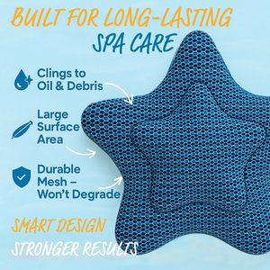 Paquete de Dos Esponjas Absorbentes Modernas Ovaladas Scum Star para Jacuzzi, Reutilizables, Absorben Aceite, Material EVA Ecológico, Imprescindibles para Spa - Product Image 6