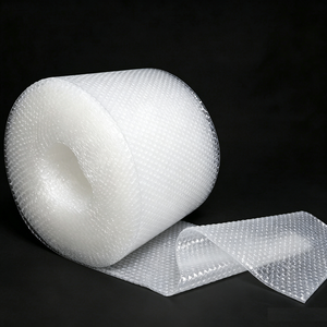 Film d'emballage à bulles en PE imperméable de largeur personnalisée, rouleau de coussin à bulles d'air de taille sur mesure, matériaux de protection amortissants - Product Image 1