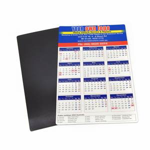 Aimant de réfrigérateur personnalisé avec calendrier, aimant souvenir, aimant porte-cartes de visite avec calendrier, fabrication OEM - Product Image 4