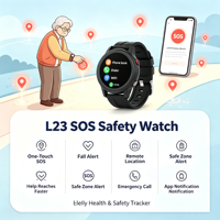 Reloj Inteligente para Adultos Mayores con Red 4G, GPS, WIFI, Rastreador de Posición LBS, Llamadas Bidireccionales, Detección de Caídas, Datos de Salud, Visualización Remota