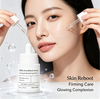 Sérum Visage Revitalisant aux Peptides PDRN, Acide Hyaluronique, Vitamine C, Correcteur de Pigmentation Raffermissant, Sans Sulfate, 30mL, Marque Privée