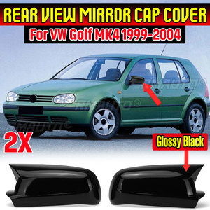 Cubiertas para Espejos Retrovisores Laterales, Carcasas para Espejos Retrovisores, Aptas para VW Golf MK4 1999-2004 3B1857538, 3B0857538B - Product Image 1
