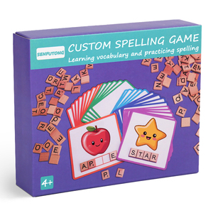 Giochi da Tavolo Personalizzati con Lettere, Produzione OEM, <span class=keywords><strong>Gioco</strong></span> Educativo di Abbinamento Lettere e Parole, Carte Didattiche di Qualità per Bambini - Product Image 3