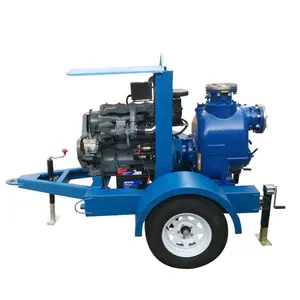 Self Priming Pump Agriculture Irrigation Pump 12 Inch Self Priming Water Pump Non-clog Dewatering Pumps Driven Diesel Agricultural Irrigation Pump