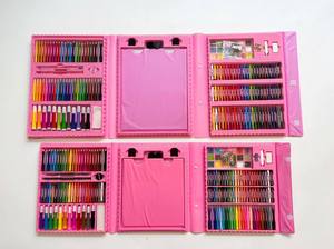 Ensemble d'art pour enfants de 208 pièces, kit de dessin de luxe, fournitures de peinture avec chevalet, étui portable, cadeau de rentrée <span class=keywords><strong>scolaire</strong></span> pour les garçons et les filles - Product Image 2