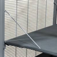 Cage à plusieurs niveaux pour petits animaux, spacieuse, en métal, enclos pour chinchilla, écureuil, furet, utilisation en intérieur
