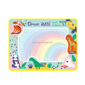 幸运玩具水涂鸦垫水上绘画玩具水彩垫涂鸦板可重复使用的教育玩具 - Product Image 4