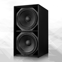 Direct Usine Système Sonore Professionnel de Scène 1000W Double Subwoofer Passif S218 18 Pouces Équipement Audio de Concert Alimentation CA