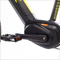 EZREAL M400 Mid Drive E-vtt 48V 14AH Batterie au lithium à charge rapide 6 vitesses VTT électrique de 27.5 pouces