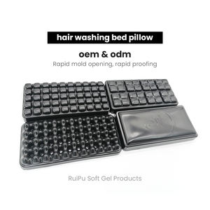 Ovale siliconen shampoobedkussen, herbruikbaar, meerdere keren te gebruiken, afneembaar & wasbaar - Product Image 5