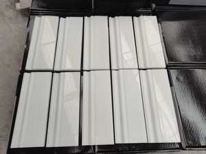 Hoàng gia bằng đá cẩm thạch trắng hiện đại tường viền dải trang trí đúc <span class=keywords><strong>TRIM</strong></span> dòng ốp chân tường biên giới gạch cho phòng tắm - Product Image 3