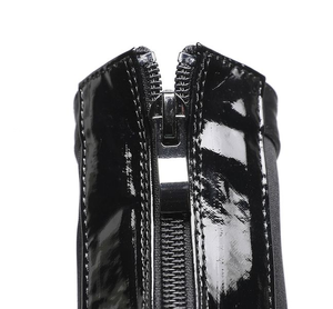 Femmes Ballroom Latin Dance Shoes Noir Soft Bottom Bachata <span class=keywords><strong>Salsa</strong></span> Dance Sandals <span class=keywords><strong>Femme</strong></span> Thin Heel 8.5cm 10cm 11cm Sock Boots - Product Image 5