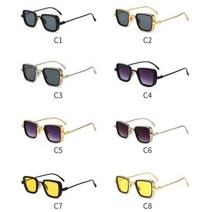 2023 <strong>New</strong> Arrival Fashion <strong>Style</strong> Retro Square Classical Metal Frame Men's Sunglasses Sun <strong>Glasses</strong> Men - Product Image 3