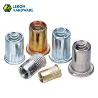 LEKON Écrous à riveter moletés en gros, acier inoxydable SS316 de qualité marine, résistants à la corrosion, M3 M4 M5 M6 M8 M10 Rivnut