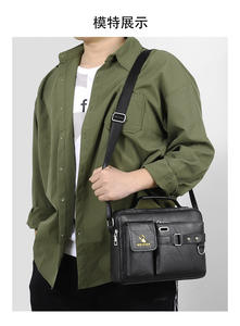 Bolso Bandolera de Alta Gama para Hombre, Impermeable, Suave, para Viajes de Negocios - Product Image 5
