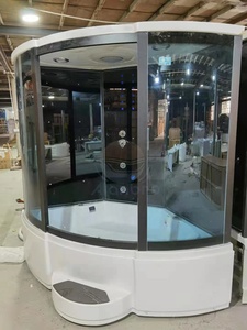 Nouvelle Cabine de Sauna Vapeur Humide Grande Taille avec Bain à Remous Spa et Baignoire de Massage en Acrylique Design Moderne - Product Image 5