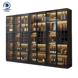 Refrigerador de temperatura constante de acero inoxidable, vitrina de almacenamiento de <span class=keywords><strong>vino</strong></span> tinto de lujo moderno - Product Image 1