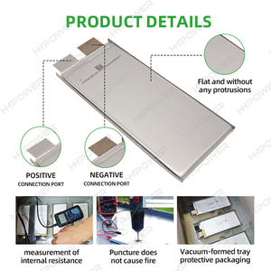 HHPOWER 3.7V 28Ah Solid State Battery 324Wh/kg High Energy Density 10C Discharge Cell for Drone UAV VTOL PL72174207 3.7V 28Ah So - Product Image 4