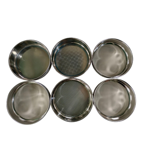 200mm Stainless Steel Sand & Soil Test Sieve, 4mm/1mm/0.5mm Standard Sieve for Laboratory Testing & Washing - Product Image 1