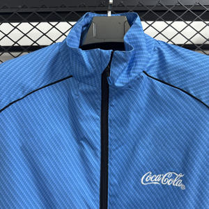 Chaqueta de fútbol azul Nápoles de alta calidad - Product Image 1