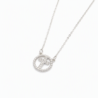 Collier pendentif en acier inoxydable plaqué or 18 carats avec zircon cubique en forme de cœur, bijoux pour femme, cadeau, fête, mariage, vente en gros
