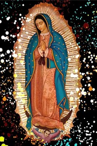 Arte religiosa decorazione immagine signora di Guadalupe arte della parete pittura su tela la vergine di Guadalupe <span class=keywords><strong>Poster</strong></span> arte cattolica decorazione <span class=keywords><strong>camera</strong></span> <span class=keywords><strong>da</strong></span> <span class=keywords><strong>letto</strong></span> - Product Image 6