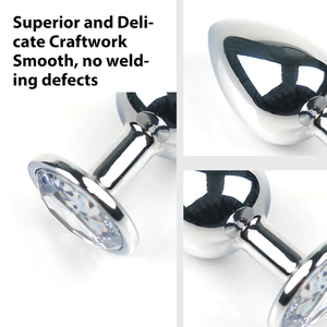 Sexbay Venta al por mayor de tamaño personalizado juguetes sexuales para adultos kits de entrenamiento <span class=keywords><strong>anal</strong></span> Crystal Gem metal <span class=keywords><strong>anal</strong></span> Butt plugs para hombres y mujeres