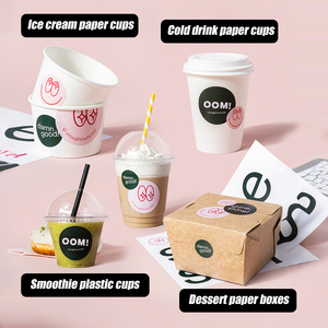 Customization logo Short Wafer Soft Serve Ice Cream <strong>Paper</strong> <strong>Cup</strong> <strong>Usa</strong> Disposable Animal Dinosaur Ice Cream <strong>Paper</strong> <strong>Cup</strong> Container - Product Image 6