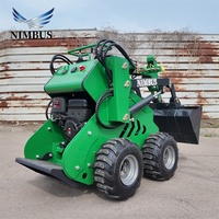 Chargeuse compacte sur roues NIMBUS de couleur personnalisée, en acier épaissi de haute qualité, pour opérations agricoles