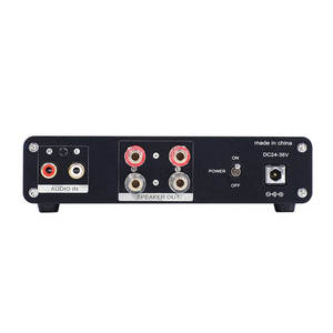 VIRE <span class=keywords><strong>2</strong></span>-Channel 300W Home Theater Amplificador HiFi Stereo Speaker Amp Microfone Duplo Alumínio Amplificador De Potência De Áudio 150W Saída - Product Image 5