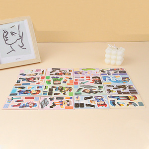 Assembled Small <strong>Paper</strong> World Puzzle Toy Building Blocks Figures <strong>Dolls</strong> 3D Stereoscopic Educational Gift for 0-24 Months - Product Image 3