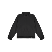 Blouson Bomber Homme Personnalisé en Polyester Coton Léger Coupe-Vent Respirant Col Montant Fermeture Éclair Poches Latérales Vêtement d'extérieur Décontracté OEM