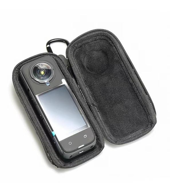 Mini Bag for Insta360 X4 Portable Protective Travel Storage Bag PU Case for Insta 360 X4 Action Camera Accessories