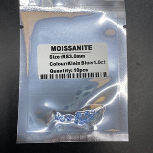 Pietra Sciolta di Moissanite Blu <span class=keywords><strong>Mare</strong></span> Rotonda da 0,8-12mm a Prezzo all'Ingrosso per Creazione di Gioielli - Product Image 5