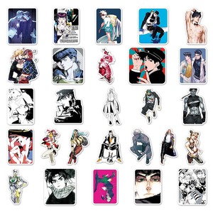 สติกเกอร์อนิเมะมัง<span class=keywords><strong>ง</strong></span>ะแบบไดคัท 53 ชิ้น ขายตรงจากโรง<span class=keywords><strong>ง</strong></span>าน พิมพ์ลายกันน้ำ PVC <span class=keywords><strong>JOJO</strong></span> สำหรับตกแต่งสมุดบันทึก - Product Image 3