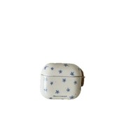 Étui de protection sans fil Bluetooth au design floral bleu unique pour AirPods Pro 2 et AirPods 2 3 4