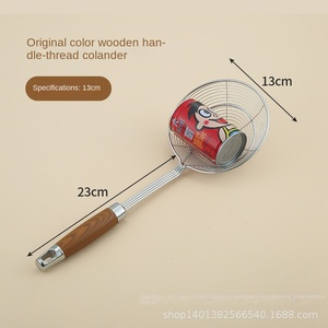 Yolecen מעובה גדול מתכת מפלדת אל חלד סיר חם מסנן כף נטו לפירות אטריות malatang - Product Image 5