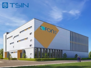 Tòa nhà thép thương mại với mặt tiền tường kính thiết kế công nghiệp cho xưởng bán lẻ và trung tâm mua sắm sử dụng - Product Image 2