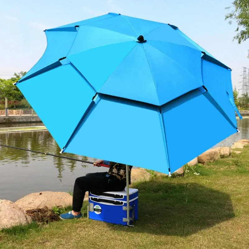 YOUEM Portable 1.8M Outdoor Beach Camping Waterproof Fishing Umbrella Foldable Sun Protection Anti UV Sunshade Umbrella