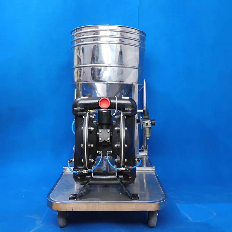 1-1/2'' powder material suction and transfer like alumina  calcium carbonate transfer pump/pneumatic diaphragm pump